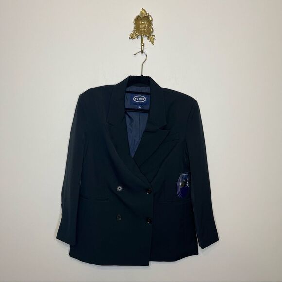 Scoop Double Breasted Blazer S - Picture 1 of 5